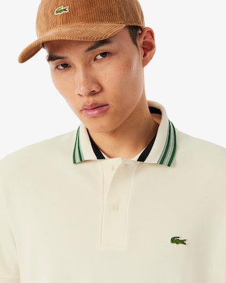 Polo classic fit fabriqu&eacute; en France col ray&eacute;