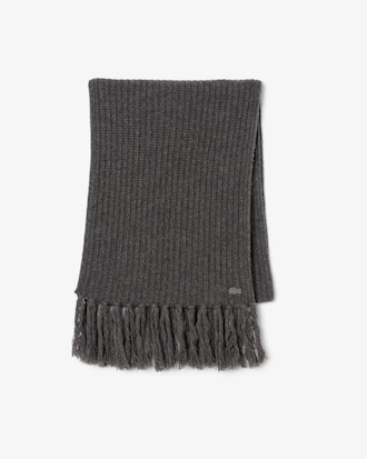 Women's Fringed Wool Scarf