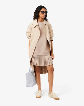 Oversized Cotton Sweatshirt Dress
