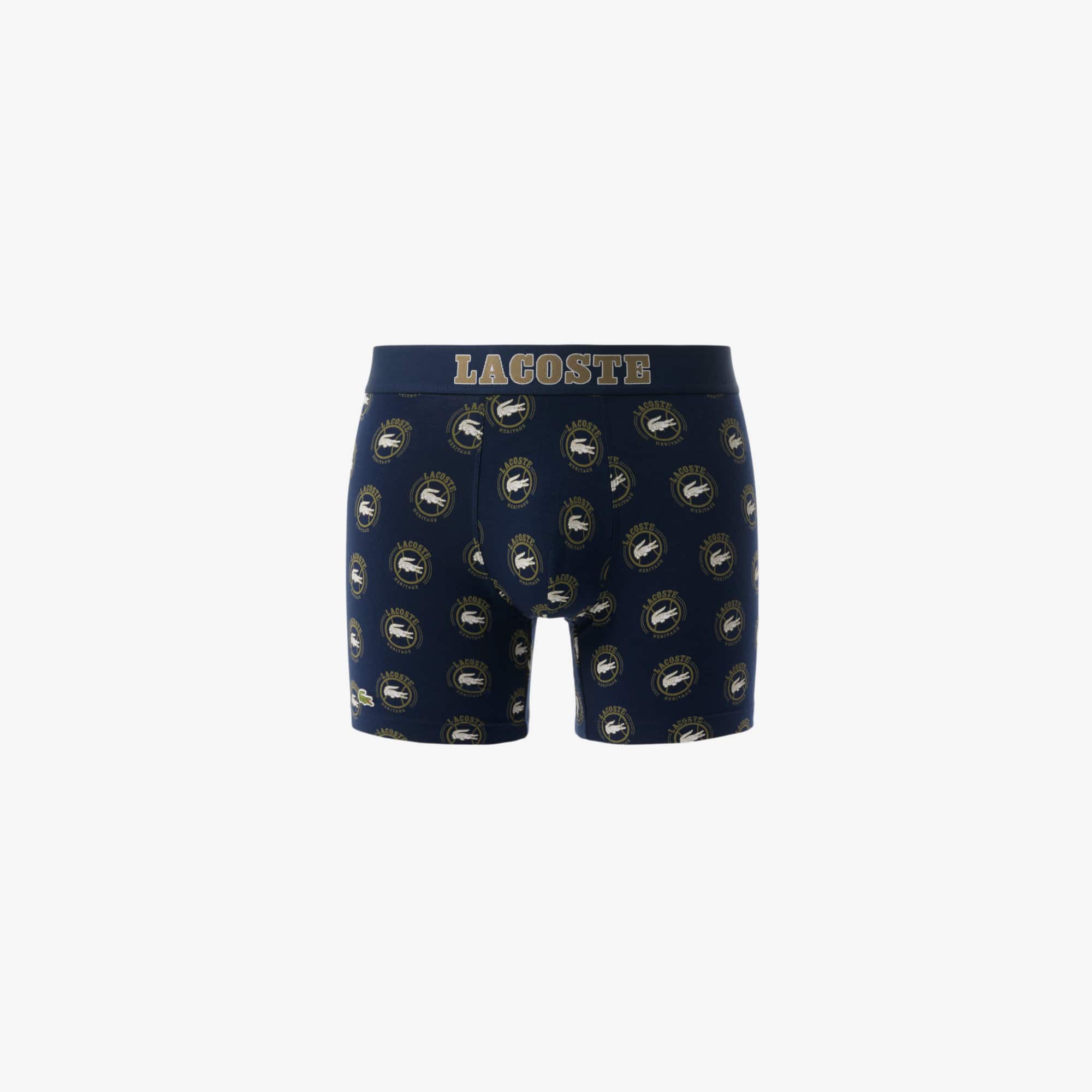 Men's Printed Stretch Cotton Boxer Briefs