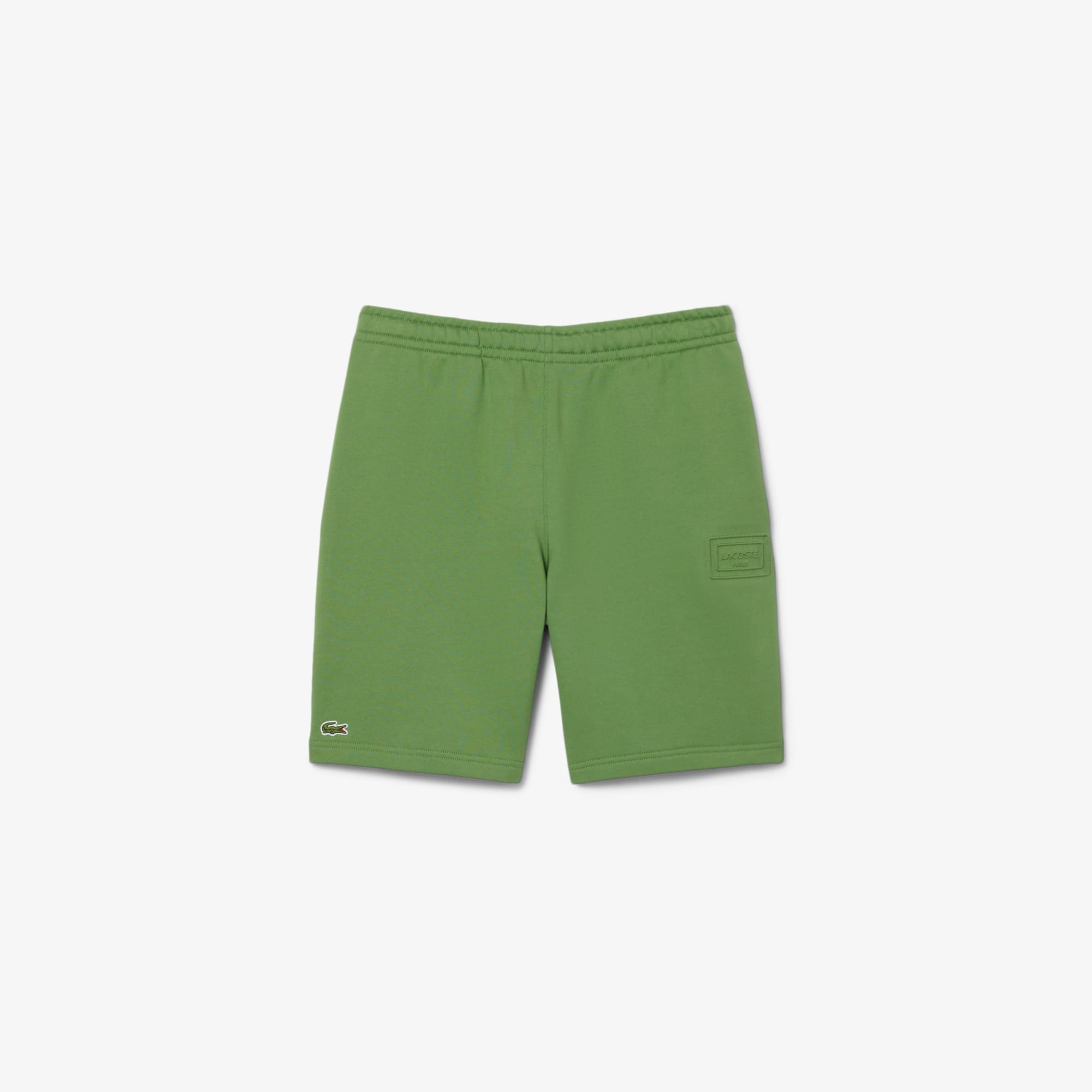 Lacoste Regular Fit Fleece Shorts - Xxl In Green