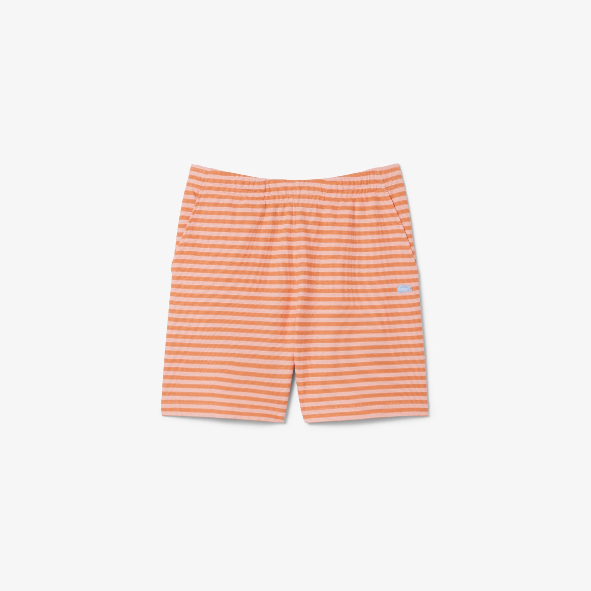 Regular Fit Striped Cotton Shorts