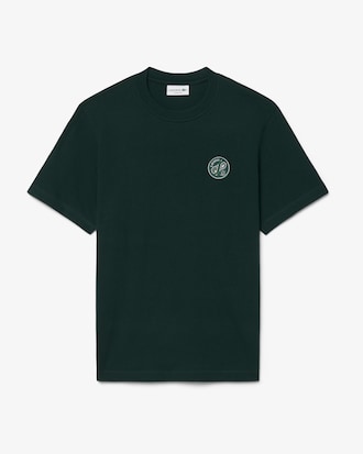 Tennis Badge Accent Cotton Jersey T-shirt