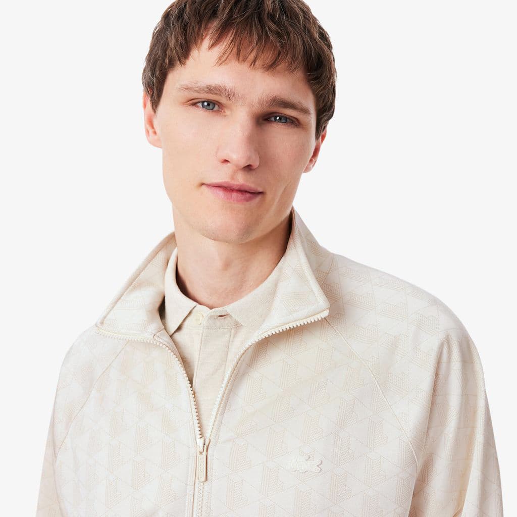 Monogram Jacquard Zipped Jacket