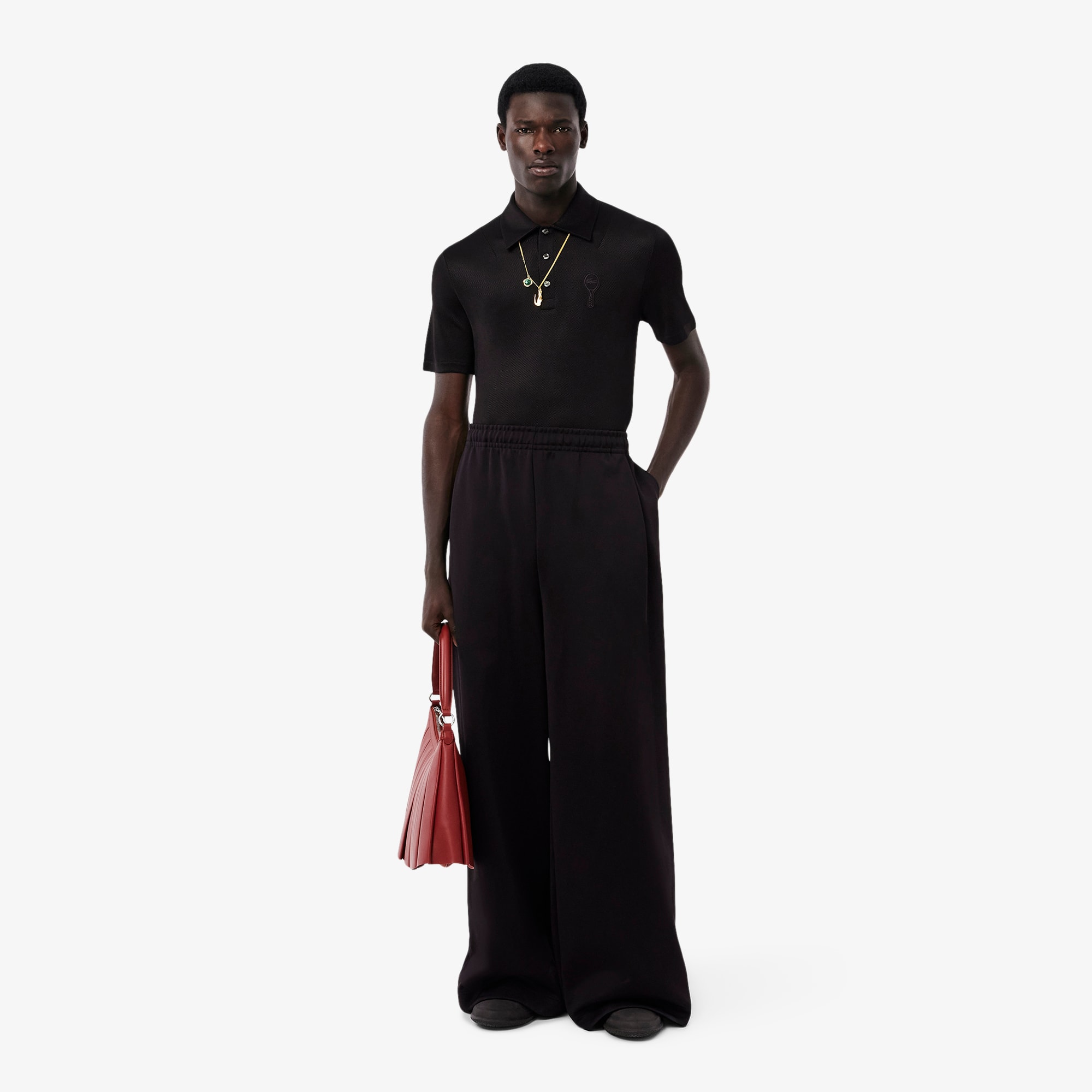 Men's Runway Oversized Satin Sweatpants - Pants - New In 2026