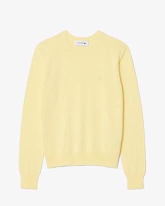 Su&eacute;ter De Cuello Redondo De Malla 3D