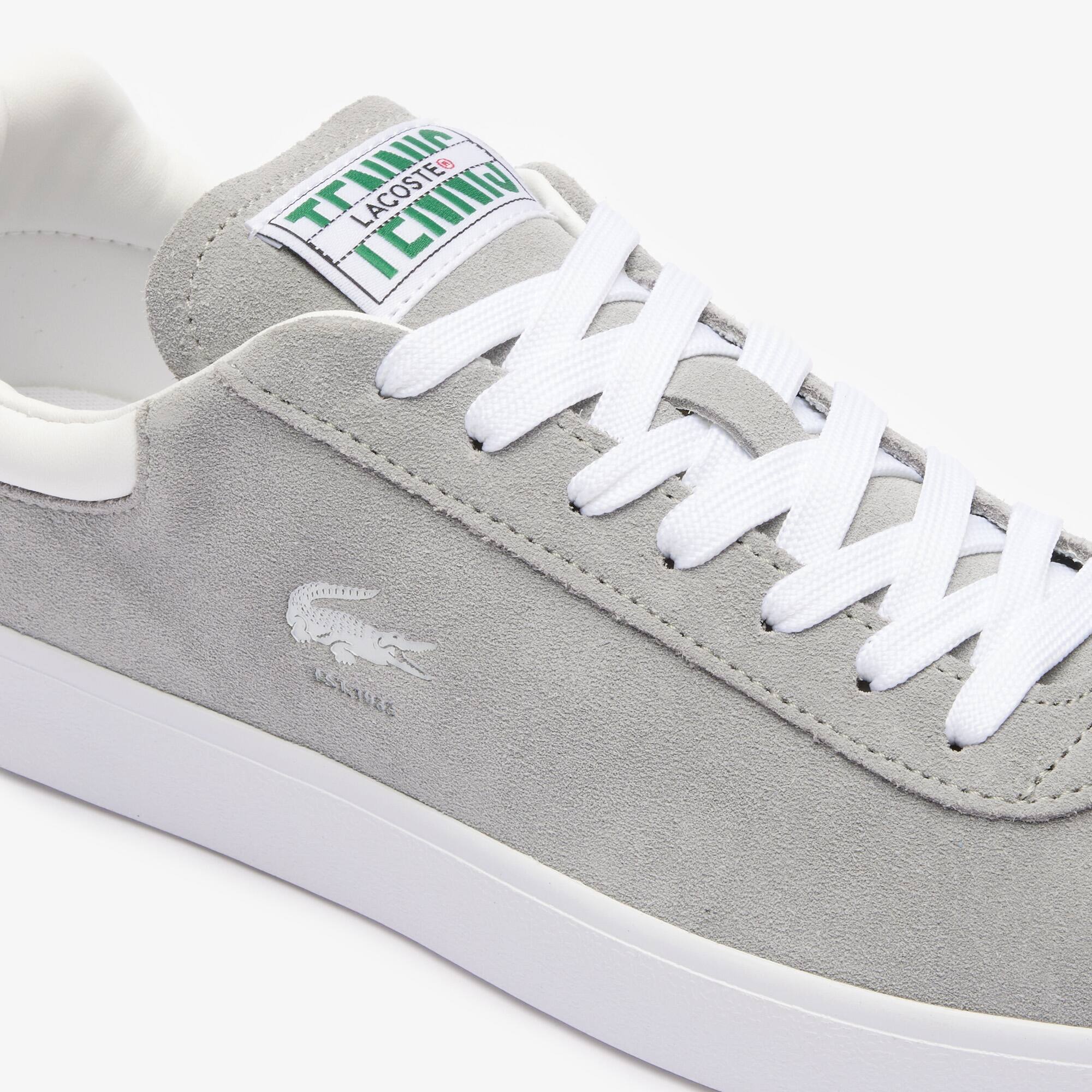 Lacoste Shoe Men 11.5 Jenson EO SPM Sneakers Grey Suede Men main image 4
