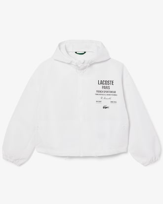 Women's Cropped Zip-Up Hooded Jacket