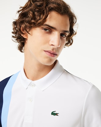 Men's Regular Fit Recycled Knit Tennis Polo