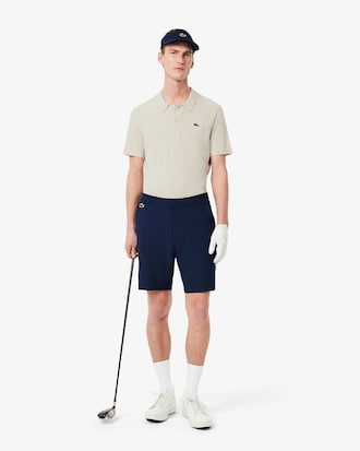 Men's Short Sleeve Polo Collar Golf Sweater