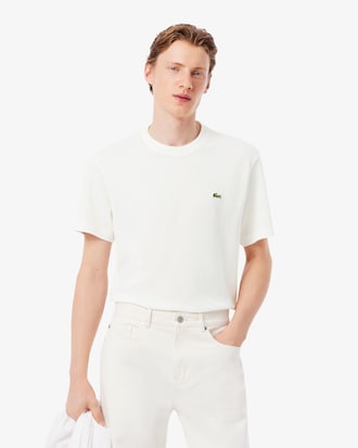 Heavy Cotton and Linen Piqu&eacute; T-shirt