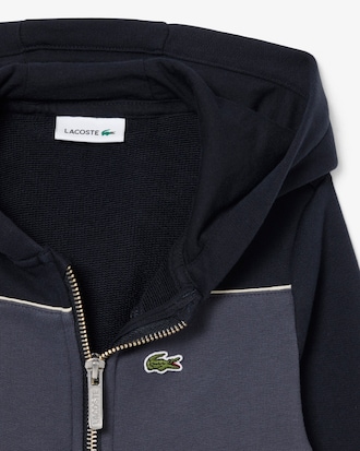 Colorblock Zipped Hoodie