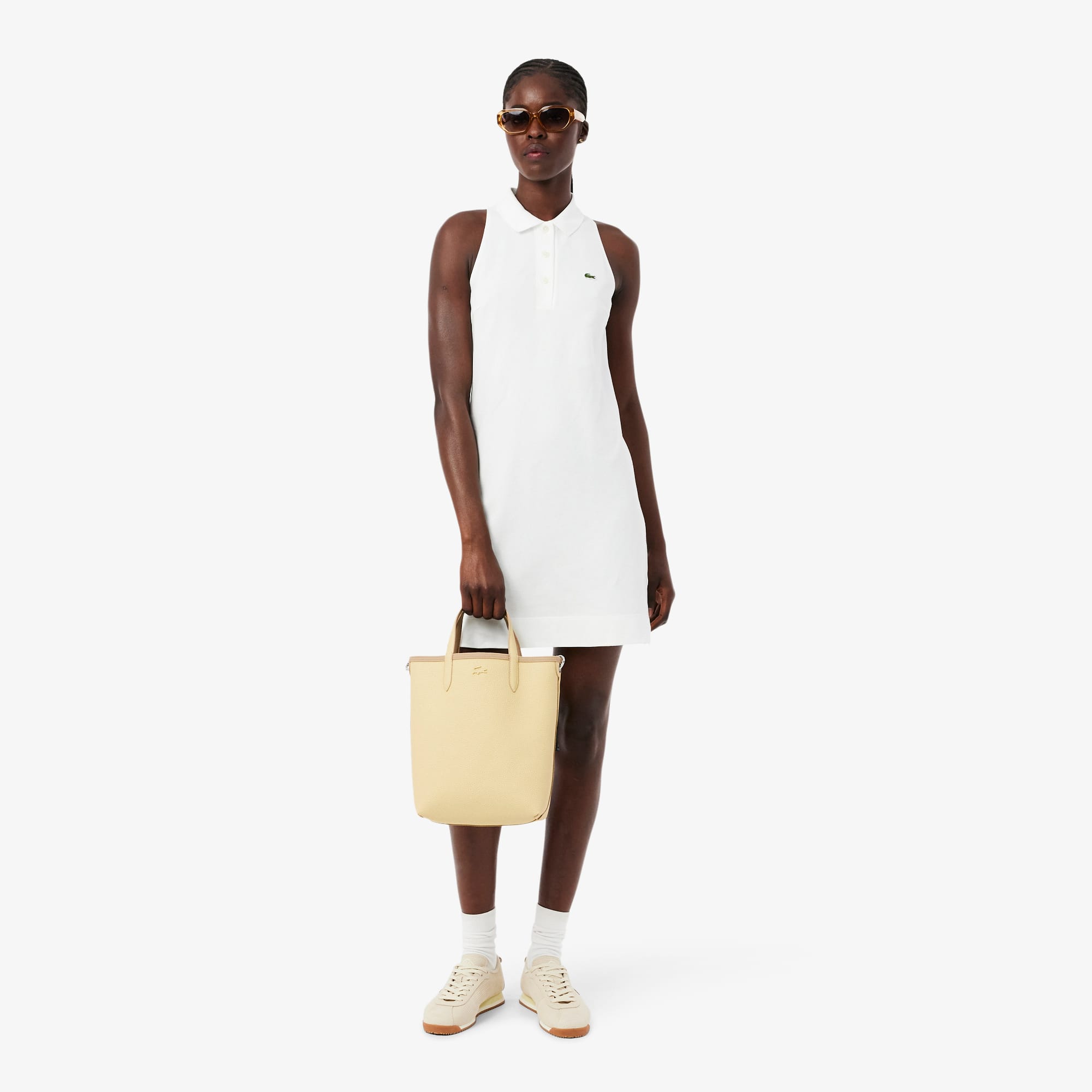 Anna　ホワイト Anna Vertical Reversible Tote - Tote Bags - New In 2026 | Lacoste