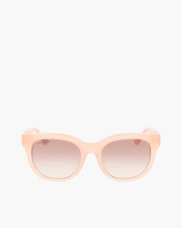 Women's Croco Skin Oval Acetate Glasses