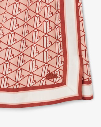 Shorts con estampado de monogramas para mujer