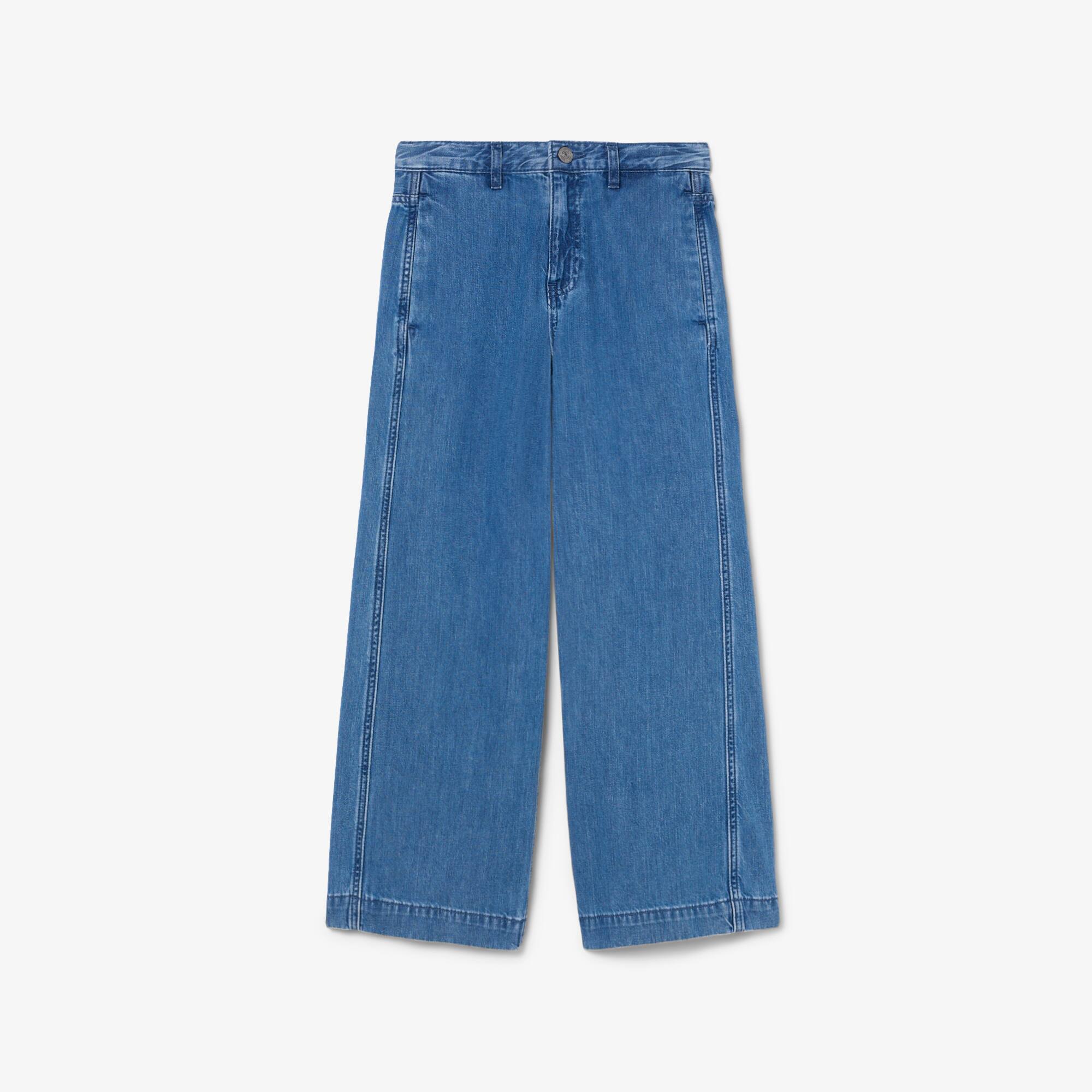 Flared Stretch Denim Jeans
