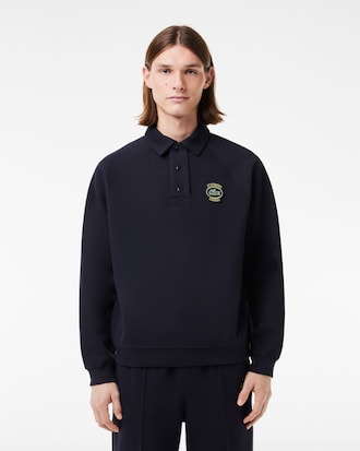 Men's Loose Fit Piqué Sweatshirt