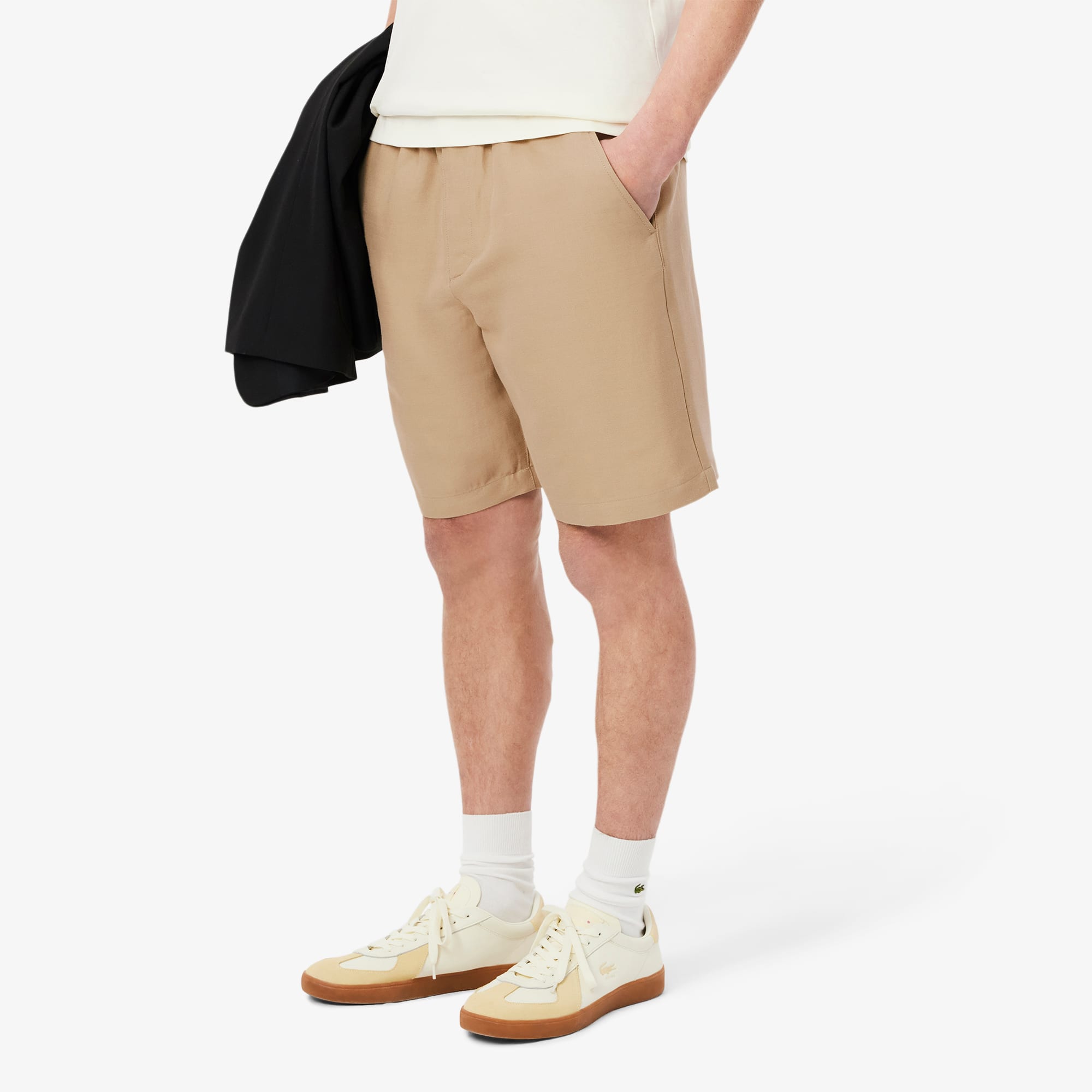 Men's Regular Fit Wool Blend Shorts - Shorts & Swim - New In 2026
