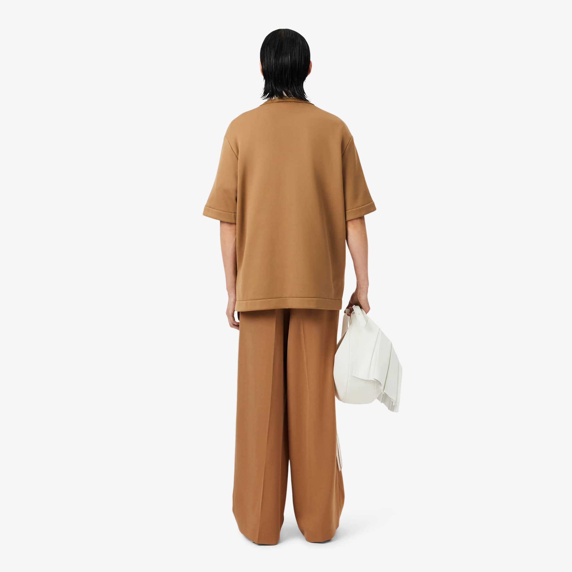 Runway Wide Fit Tailored Wool Pants