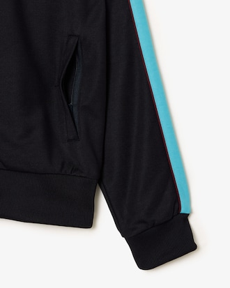 Men's Colorblock Ripstop Piqu&eacute; Zip-Up Sweatshirt
