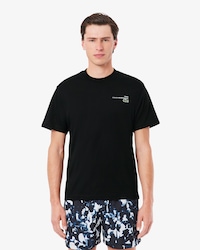 Playera para hombre de punto con motivo estampado