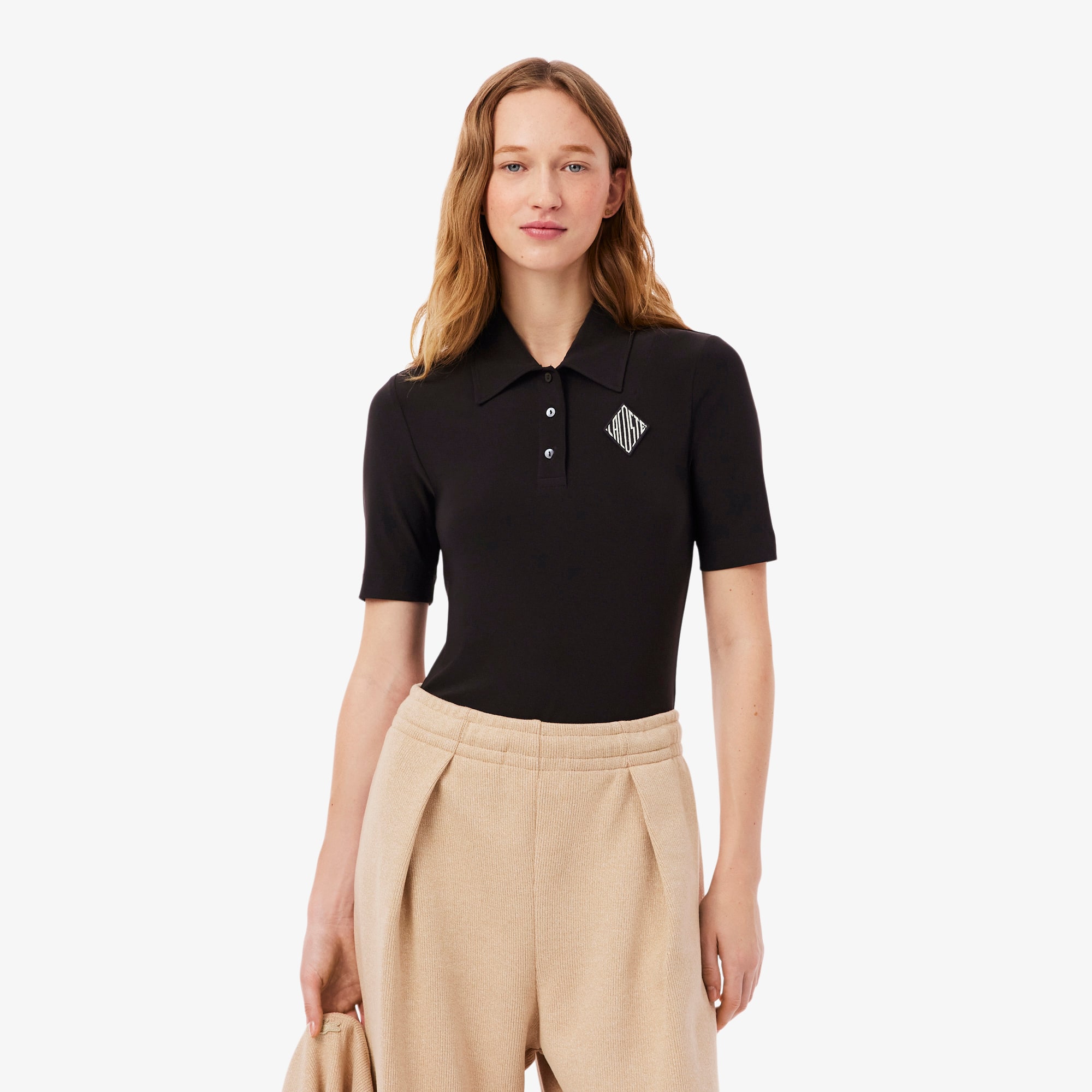 Lacoste Slim Fit Embroidered Polo