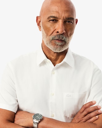 Men's Regular Fit Short Sleeve Cotton Shirt