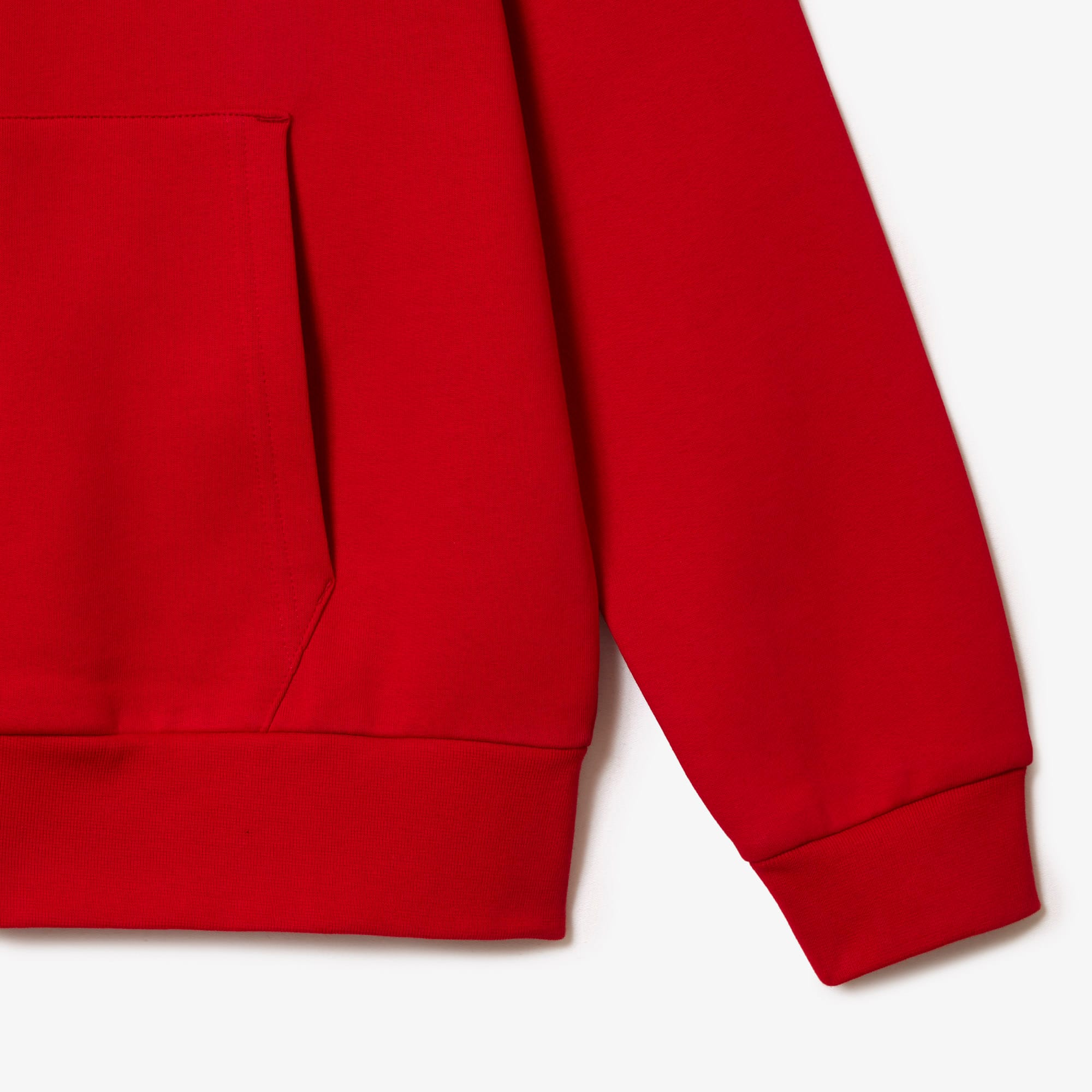 Organic Cotton Kangaroo Pocket Hoodie | Lacoste US | Men's Collection