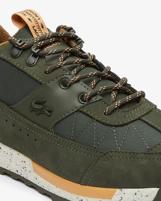 Men's Lacoste Urban Breaker Lo Textile and Leather Outdoor Shoes
