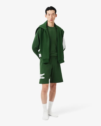 Straight Cut Fleece Loungewear Shorts