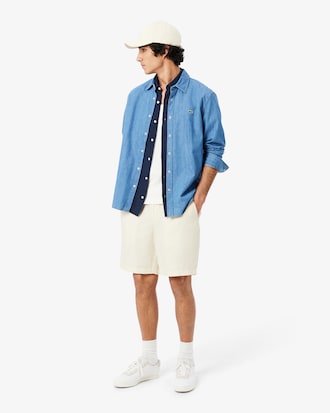 Chemise &agrave; manches courtes homme en lin
