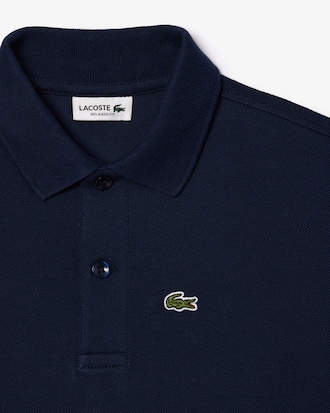 Kids' Contrast Stripe Petit Piqu&eacute; Polo