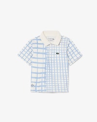 Boys' Striped Piqué Tennis Polo