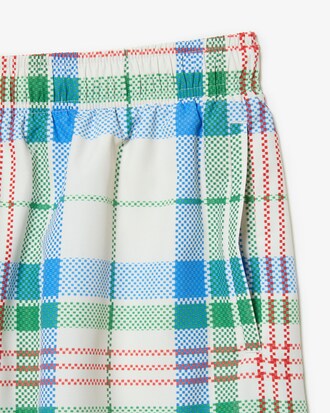 Men&rsquo;s Quick-Dry Checked Swim Trunks