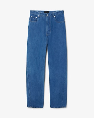 Runway Wide Fit Denim Barrel Leg Jeans