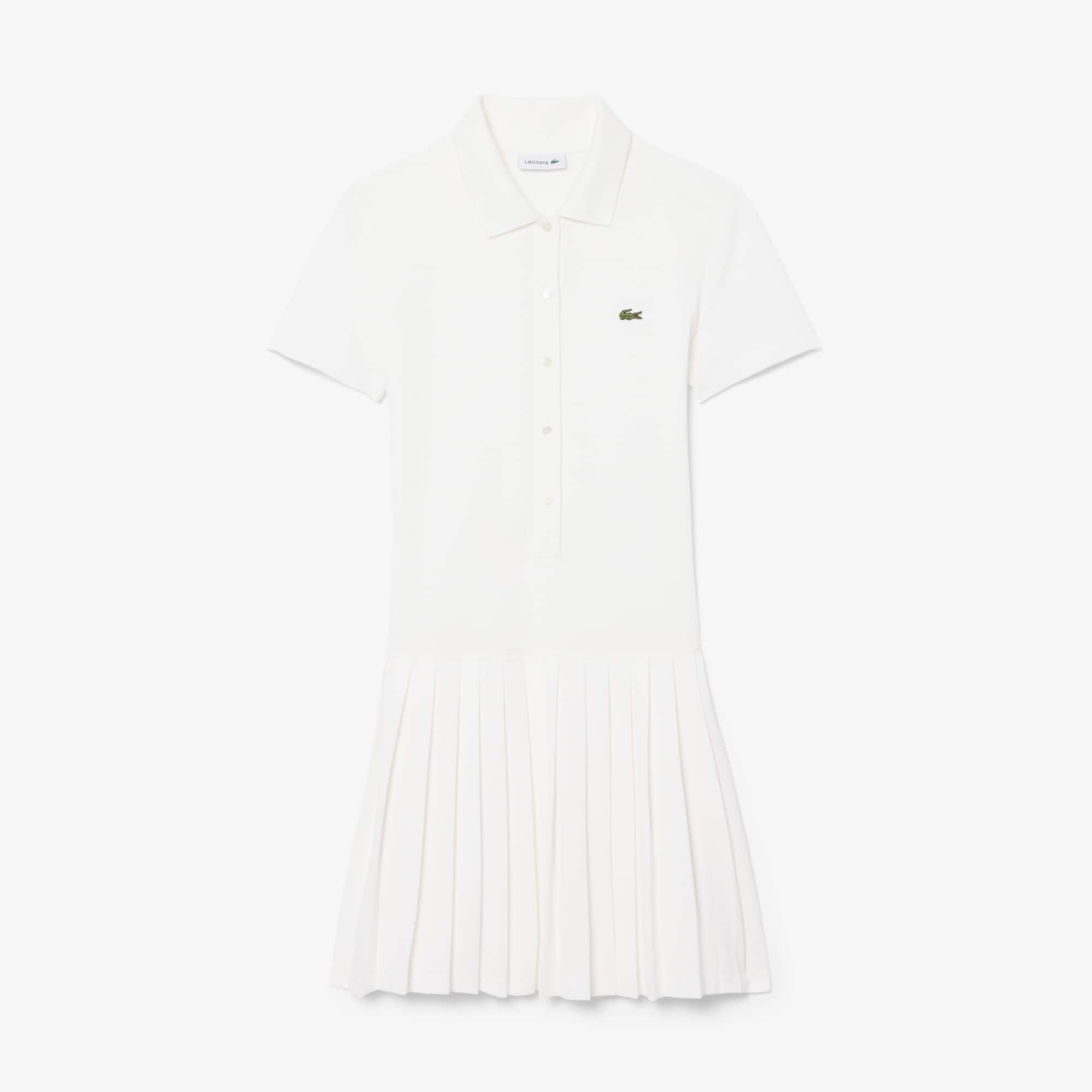lacoste runway pleated dress Runway Pleated Polo Maxi Dress