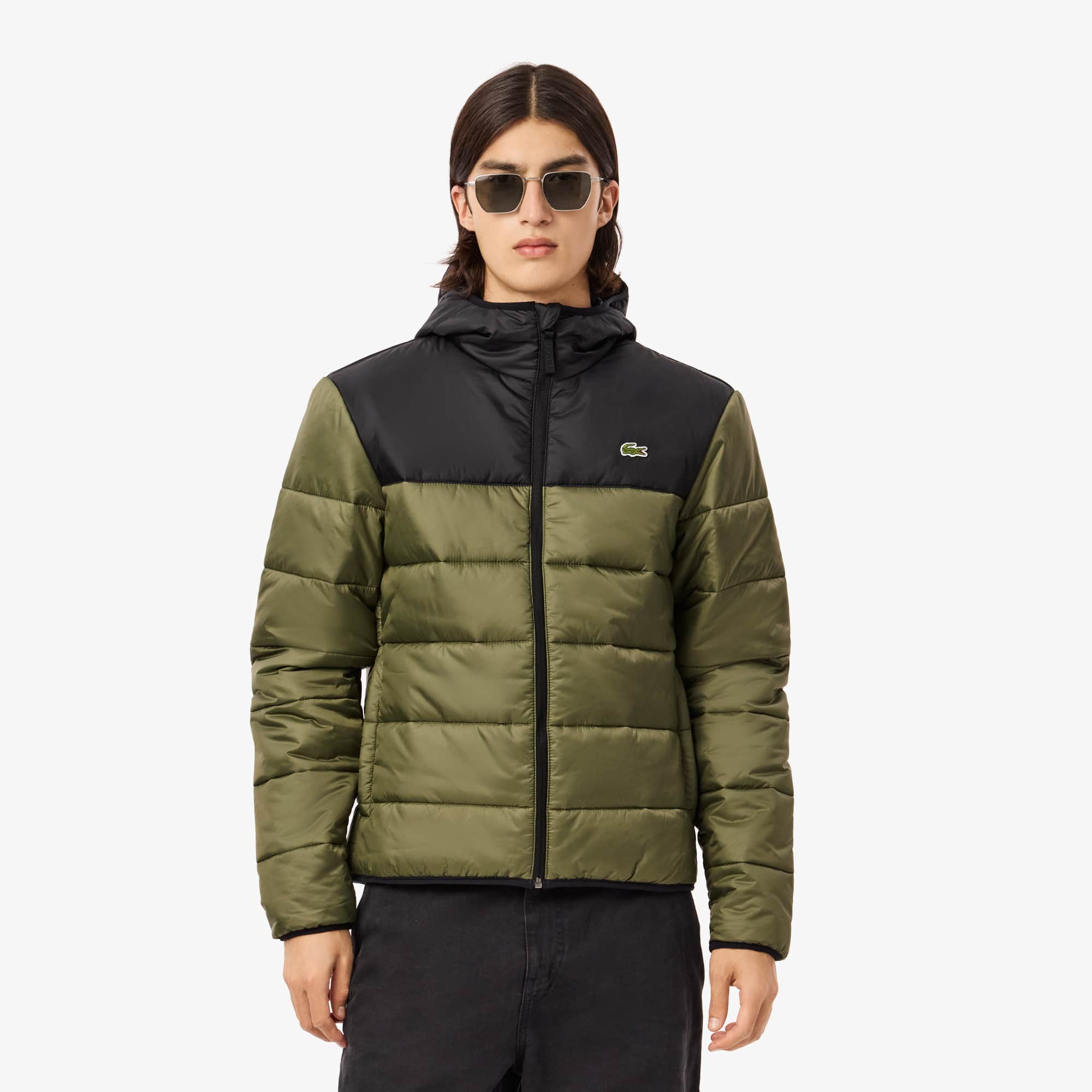 Men's Water-Repellent Quilted Puffer Jacket - Jackets & Coats