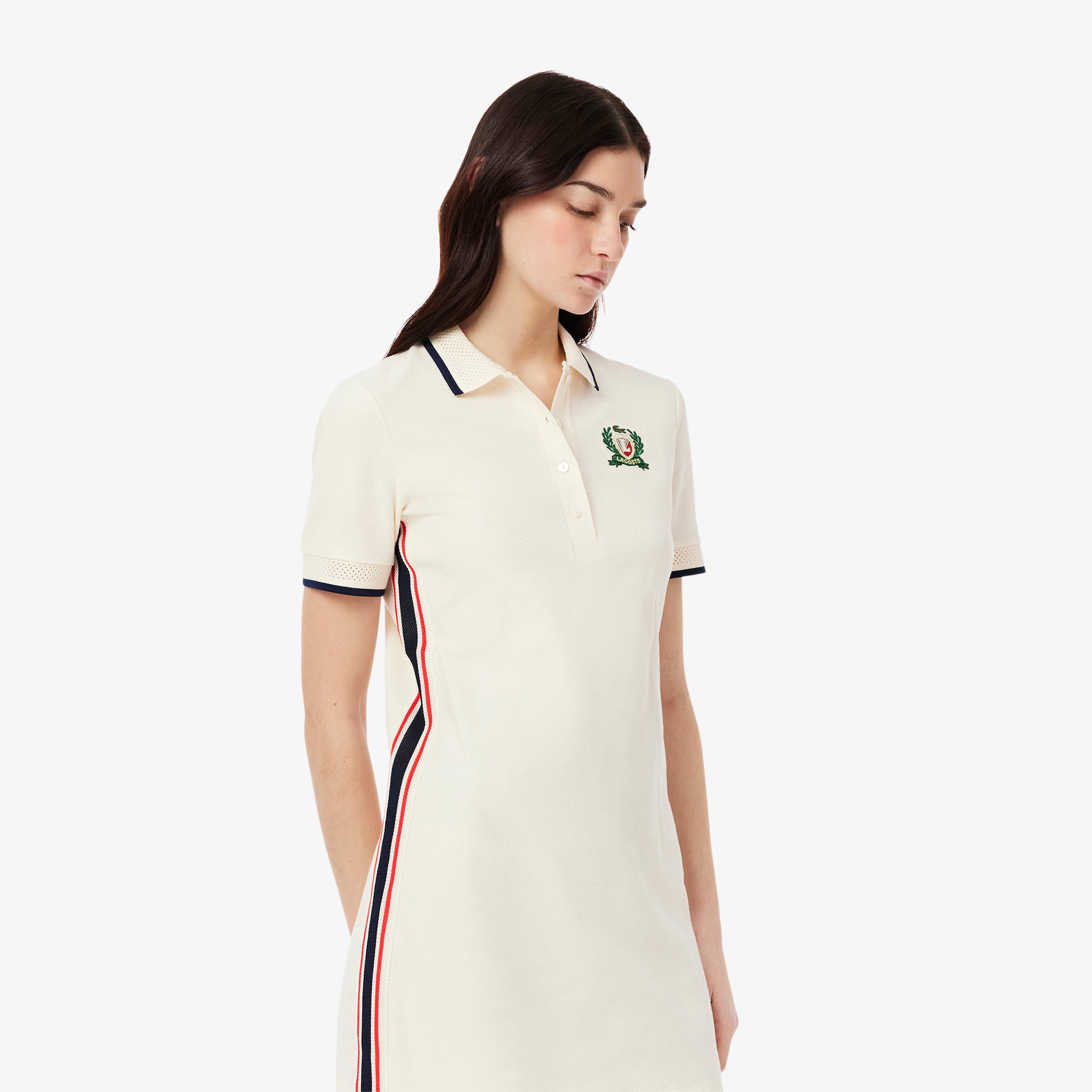 トップス French Sleeve Polo Long Dress Women's Made In France Slim Fit Polo Dress - Dresses - New