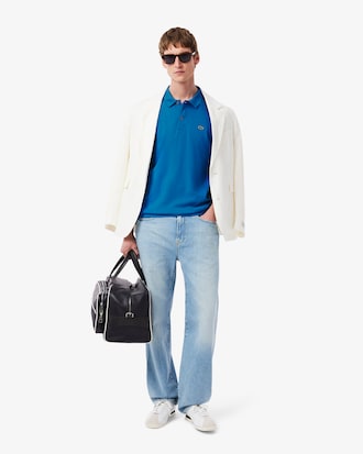 Polo de algodón Pima de corte regular para hombre