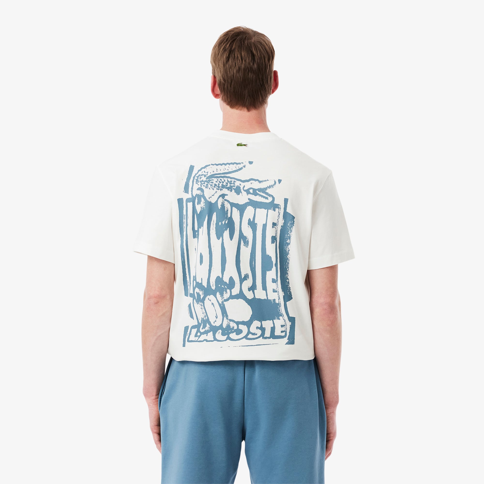 Men's Cotton Jersey Graphic T-Shirt - T-shirts - New In 2026 | Lacoste