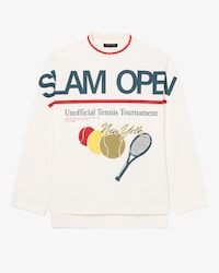 Runway Long Sleeved Tennis Print T-shirt