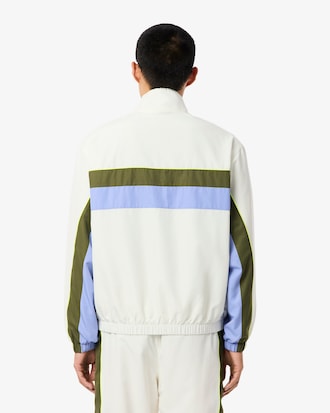 Chaqueta deportiva color block impermeable