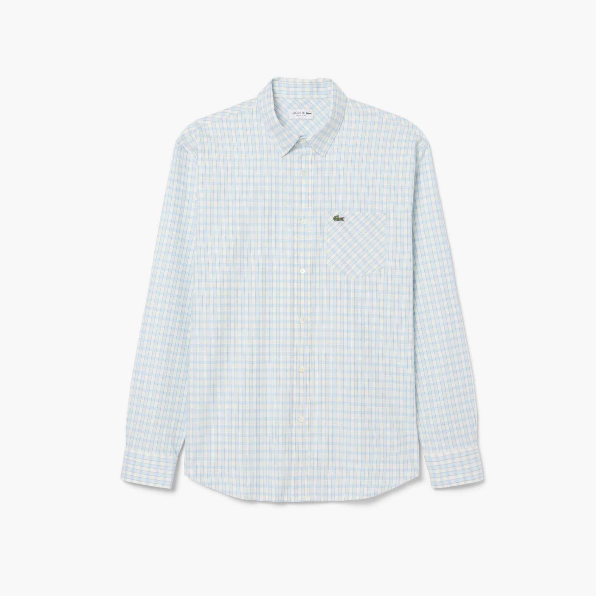 Cotton Twill Plaid Shirt