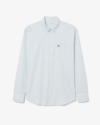 Camisa de Cuadros de Twill de Algod&oacute;n