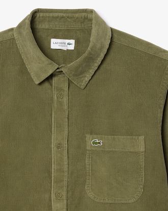 Men's Regular Fit Velour Shirt