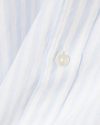 Men's Regular Fit Short Sleeve Linen Shirt