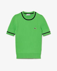 Women's Seamless 3D Knit Ribbed Sweater