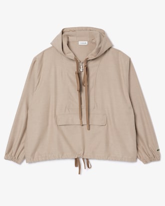 Women's Oversized Flannel Pull Over Jacket
