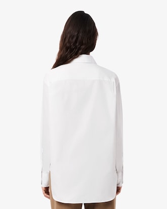 Women's Oversized Cotton Button Down Shirt