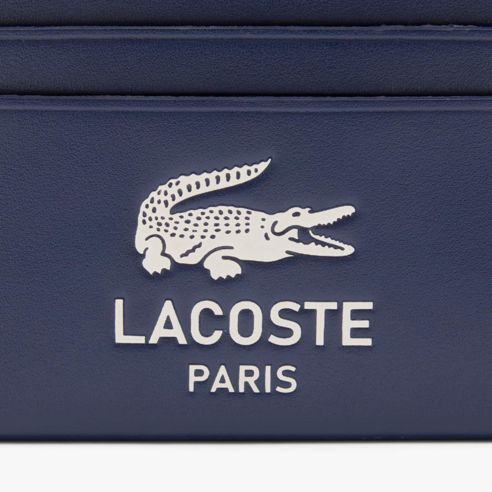 LACOSTE ワニ型ケース ネイビー Canvas Printed Toiletry Bag - Wallets & Small Leather Goods - New